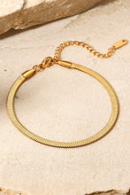Load image into Gallery viewer, Herringbone Chain Stainless Steel Bracelet
