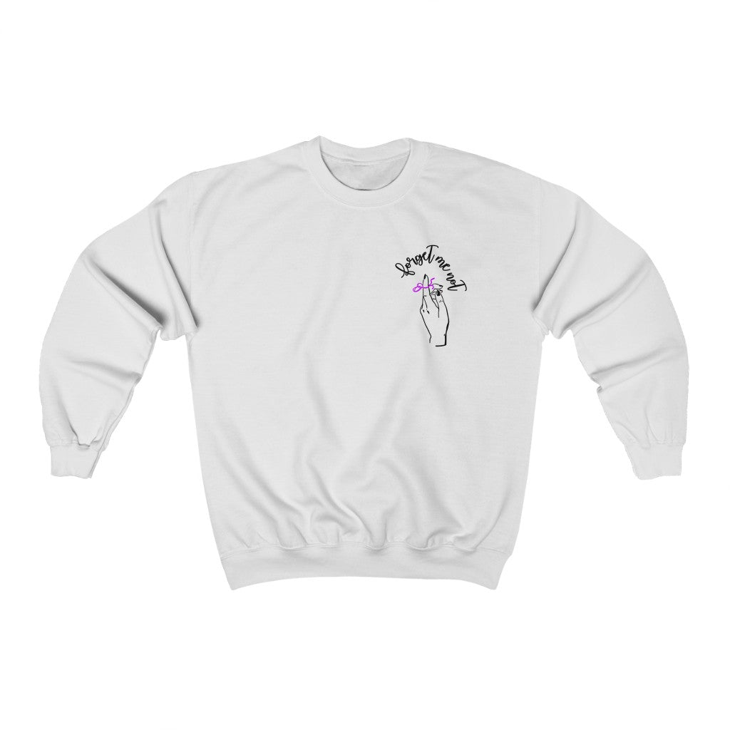 Female Crewneck Sweatshirt - Forget me (k)Not