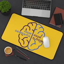 Load image into Gallery viewer, Yellow Desk Mat - Know Dementia | Know Alzheimer’s
