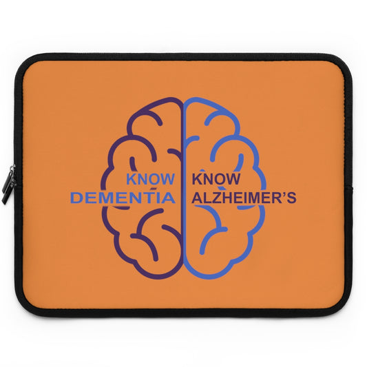 Orange Laptop Sleeve - Know Dementia | Know Alzheimer’s