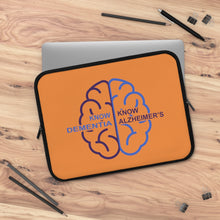 Load image into Gallery viewer, Orange Laptop Sleeve - Know Dementia | Know Alzheimer’s
