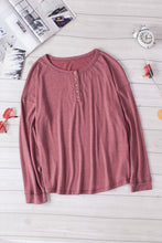 Load image into Gallery viewer, Long Sleeve Henley Top
