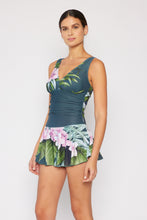 Load image into Gallery viewer, Marina West Swim Full Size Clear Waters Swim Dress in Aloha Forest
