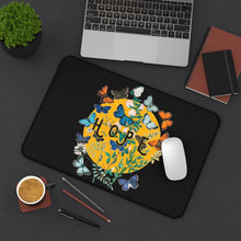 Load image into Gallery viewer, Black Desk Mat - Hope
