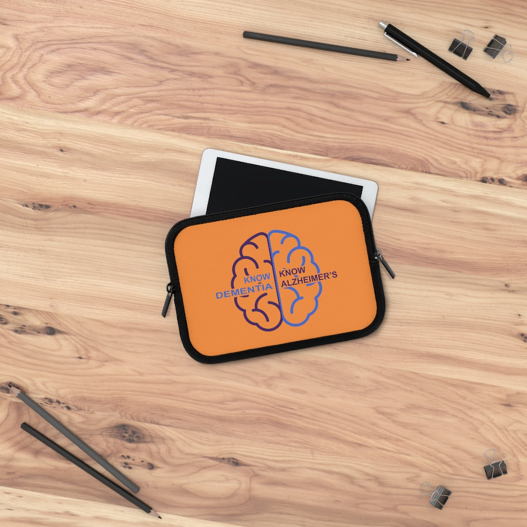 Orange Laptop Sleeve - Know Dementia | Know Alzheimer’s