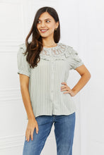 Load image into Gallery viewer, HEYSON Sweet Talk Full Size Short Sleeve Top
