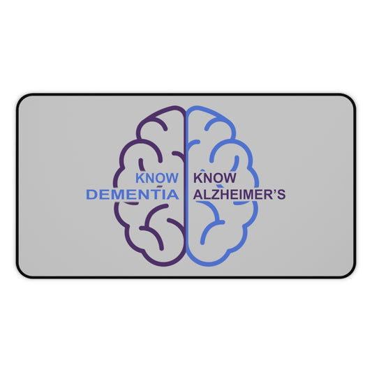 Silver Desk Mat - Know Dementia | Know Alzheimer’s