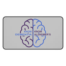 Load image into Gallery viewer, Silver Desk Mat - Know Dementia | Know Alzheimer’s
