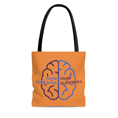 Orange Tote Bag - Know Dementia | Know Alzheimer’s